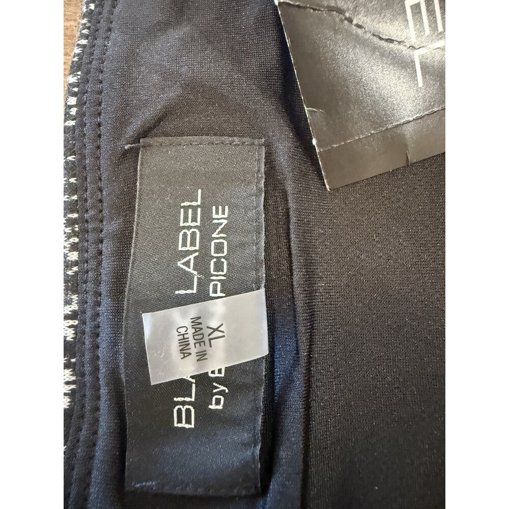 NWT Evan Picone Black Label Pencil Skirt Black White Print Women’s Size XL NEW - Picture 6 of 13